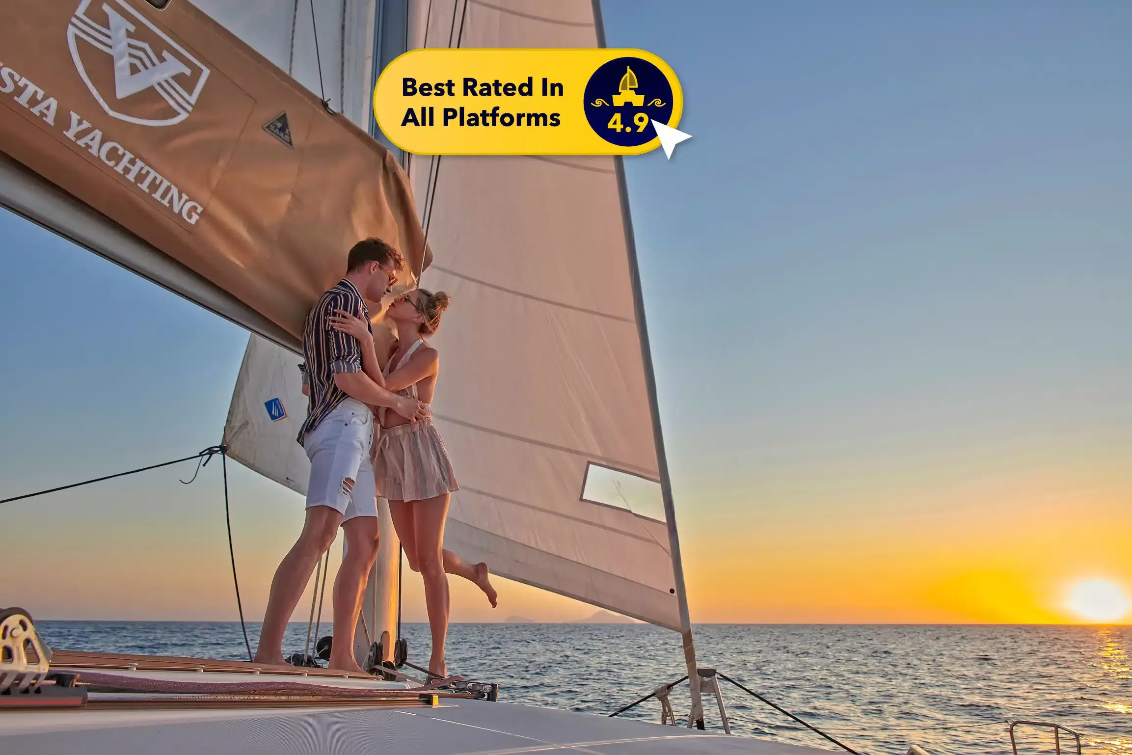 Vistayachting Semi Private Platinum catamaran Cruise