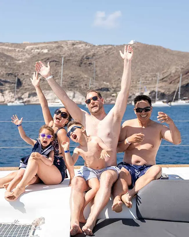 sailing catamaran tour shared group
